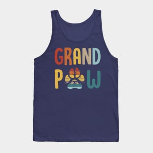 Grand Paw Dog Lover Grandpa Shirt Tank Top